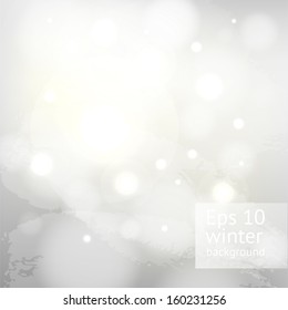 White snow frosty abstract background