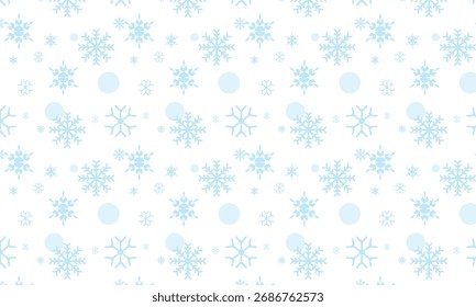 O padrão de neve branca apresenta uma dispersão de flocos de neve puramente brancos. Esses flocos de neve tipicamente assumem a forma de cristais de neve simétricos e detalhados, ou pequenos pontos brancos que imitam a queda de neve.