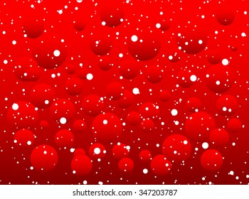 White snow with snowflakes on a red background banner vector. Winter sale. Christmas Sale. New year sale. Old style, retro, vintage