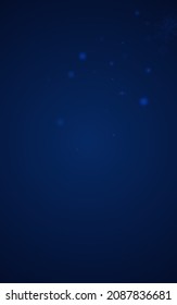 White Snow Vector Blue Background. Fantasy Snowflake Texture. Gray Falling Pattern. New Confetti Illustration.