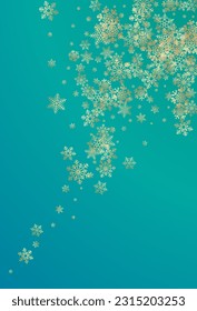 Fondo de Bronce del Vector de Nieve Blanca. Nueva Textura De Nieve Gris. Tarjeta navideña de copo de nieve.