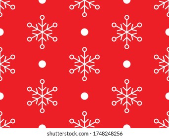 Weiße Schneeflocken auf rotem Hintergrund. Schleifpapier.