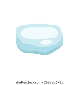 Capa branca nevada sobre fundo branco, snowdrifts, elemento de inverno, moldura de borda decoração de neve. desenho animado decoração plana com flocos de neve, icicles ilustração isolada