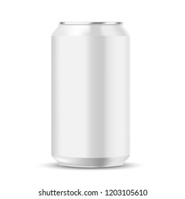 White Soda Can Mockup