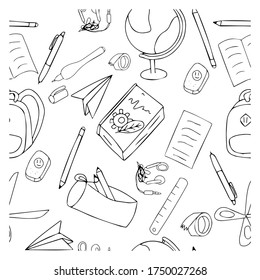 white solid seamless background back to school
