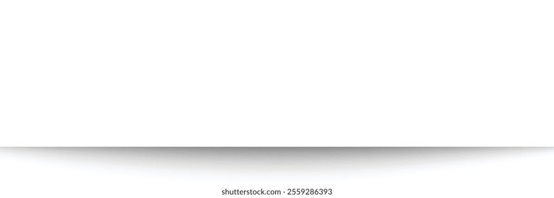 White space background. Abstract empty studio. Horizontal tools. Light scene for products. Simple 3d background. Gradient table. A little texture of empty walls and floor. Skyline mockup.