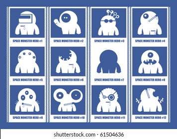White space monsters hero