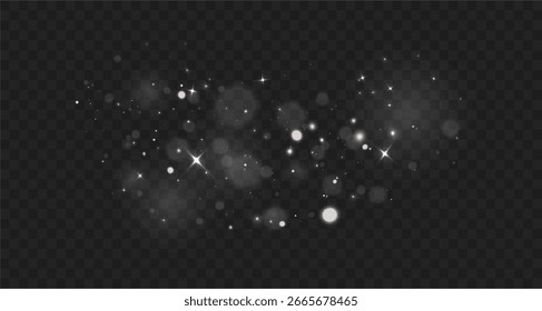 White sparkle background with glowing light effect