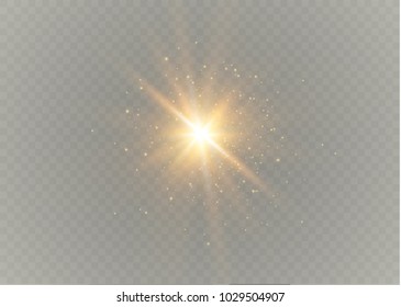 White sparks glitter special light effect. Vector sparkles on transparent background. Christmas abstract pattern. Sparkling magic dust particles