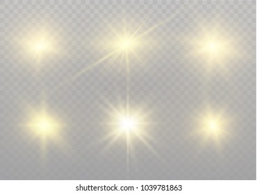 White sparks glitter special light effect. Vector sparkles on transparent background. Christmas abstract pattern. Sparkling magic dust particles
