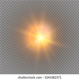 White sparks glitter special light effect. Vector sparkles on transparent background. Christmas abstract pattern. Sparkling magic dust particles