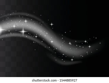 White sparks glitter special light effect