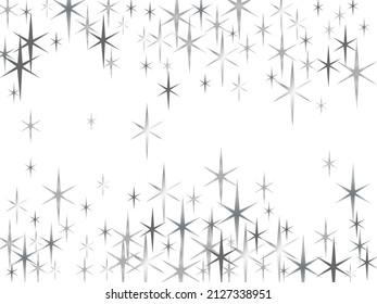 White sparks glitter special light effect.  Vector sparkles on a transparent background.  Christmas light effect.