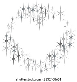White sparks glitter special light effect. Sparkling magical dust particles.  Christmas light effect.