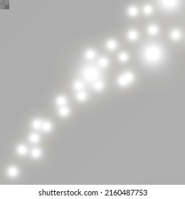 	
White sparks and golden stars glitter special light effect. Vector sparkles on transparent background. Christmas abstract pattern. Sparkling magic dust particles