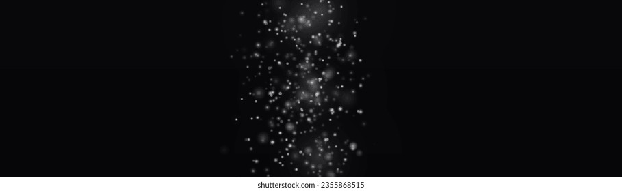 White sparks on transparent background. Sparkling magic dust particles. Christmas sparkl light effect, shine lights. Lens flare sparkles or shiny glittering glowing stars. Vector illustration.