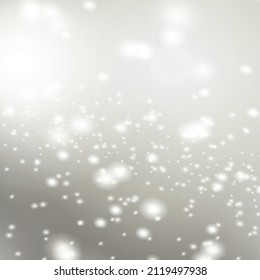 White sparks shine with a special light effect. Vector sparkles Christmas abstract pattern. Glittering Fairy Dust Particles