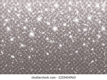 White sparks and stars glitter special light effect. snow. glare