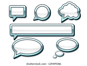 white speak banners
