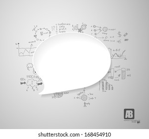 White speech bubble