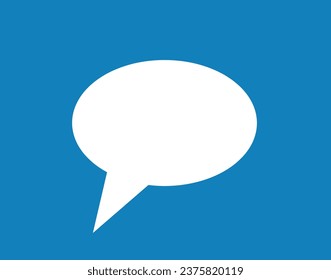white speech bubble, chat icon