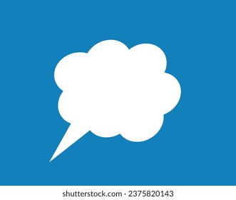 white speech bubble, chat icon