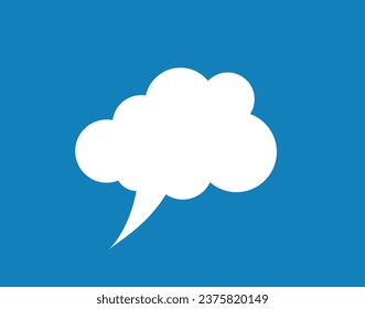 white speech bubble, chat icon