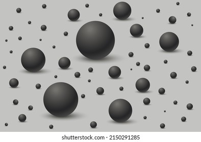 White sphere or 3d ball. Round geometric figure.