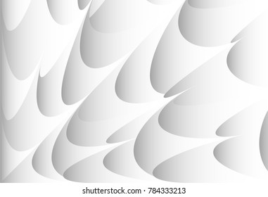 White Spike Gradient abstract background