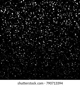 White spot splash vector illustration template. Star dust and snow scatter noise and grain abstract Background