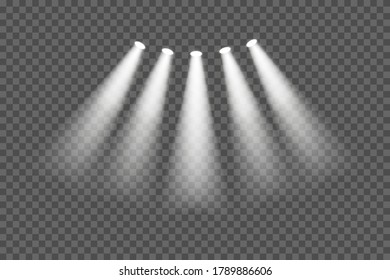 Weißes Licht. Lichteffekt.Glühender, durchsichtiger weißer Lichteffekt. Abstraktes Design von Spezialeffekten.