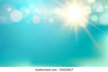 White spots on the blue background. Illustration.