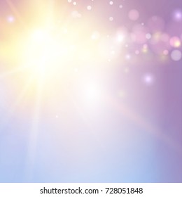 White spots on the blue background. Illustration.
