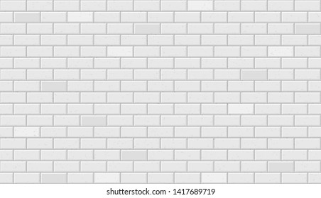 White Spotted Brick Wall Texture Background Stock Vector (Royalty Free ...