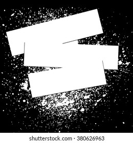 white spray background, vector illustration