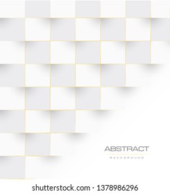  white of the square abstract background 