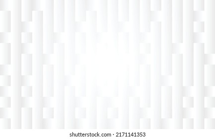 weißes quadratisches abstraktes Hintergrunddesign. geometrisch grauer Hintergrund. Vektorgrafik


