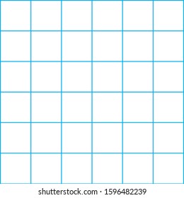 White square with blue lines,White graph paper with blue lines