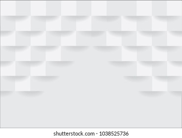 White square geometric texture background  Can be adapt to Brochure, Annual Report, Magazine, Poster, Corporate Presentation, Portfolio, Flyer, Banner, Website. Vector Abstract geometric texture.