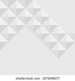 White square geometric texture background Can be adapt to Brochure, Annual Report, Magazine, Poster, Corporate Presentation, Portfolio, Flyer, Banner, Website. Vector Abstract geometric texture.