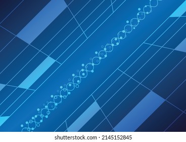 ิblue white square light geometric color design abstract background