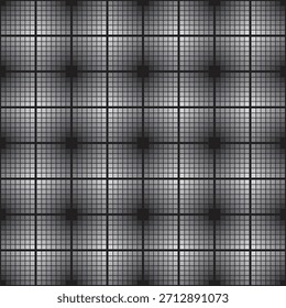 Patrón inconsútil cuadrado blanco del mosaico, Ilustración vectorial blanca y negra