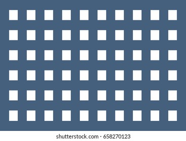 White square on blue background ,vector 