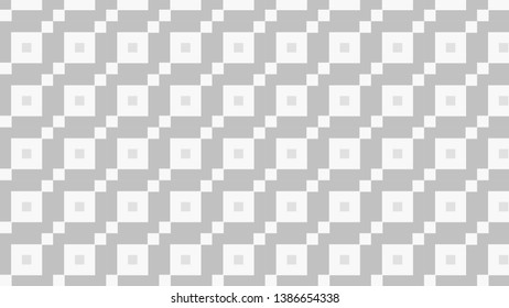 White Square Pattern Background Vector