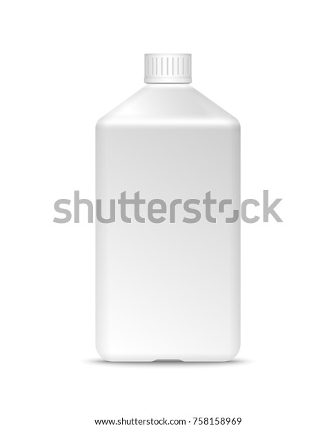 Download White Square Plastic Bottle Screw Cap Stock Vector Royalty Free 758158969 Yellowimages Mockups