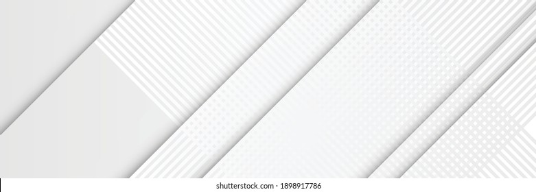 White square shape abstract technology concept Background. Minimal Geometric vector illustration