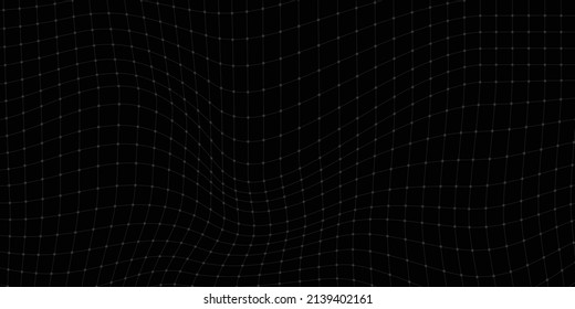 White square wave and black background