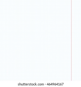 White squared paper sheet background