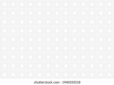 Fondo de cuadrados blancos. Patrón de azulejos mosaicos. Ilustración vectorial sin inconvenientes.