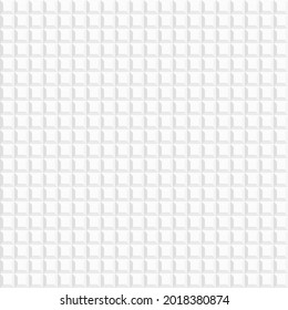White squares background. Mosaic tiles. Seamless vector illustration.